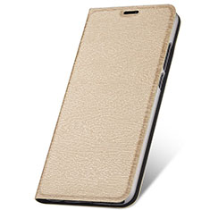 Custodia Portafoglio In Pelle Cover con Supporto T05 per Huawei Nova 4e Oro