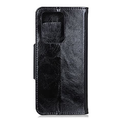 Custodia Portafoglio In Pelle Cover con Supporto T05 per Huawei P40 Pro+ Plus Nero