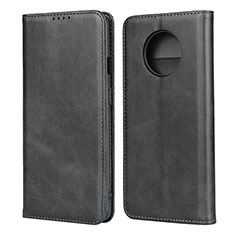 Custodia Portafoglio In Pelle Cover con Supporto T05 per OnePlus 7T Nero