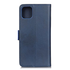 Custodia Portafoglio In Pelle Cover con Supporto T06 per Xiaomi Mi 11 Lite 4G Blu