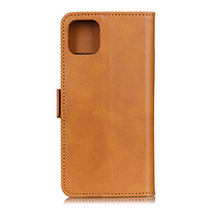 Custodia Portafoglio In Pelle Cover con Supporto T06 per Xiaomi Mi 11 Lite 5G Marrone Chiaro