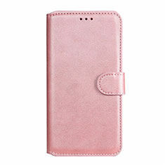 Custodia Portafoglio In Pelle Cover con Supporto T06 per Xiaomi Poco F2 Pro Oro Rosa