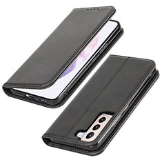 Custodia Portafoglio In Pelle Cover con Supporto T06D per Samsung Galaxy S23 Plus 5G Nero