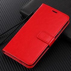 Custodia Portafoglio In Pelle Cover con Supporto T07 per Huawei Honor V30 5G Rosso