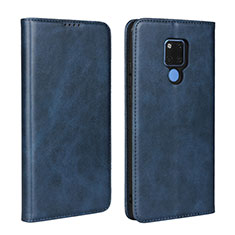 Custodia Portafoglio In Pelle Cover con Supporto T07 per Huawei Mate 20 X 5G Blu