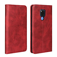 Custodia Portafoglio In Pelle Cover con Supporto T07 per Huawei Mate 20 X 5G Rosso