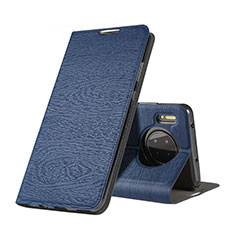 Custodia Portafoglio In Pelle Cover con Supporto T07 per Huawei Mate 30E Pro 5G Blu