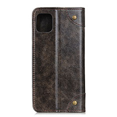 Custodia Portafoglio In Pelle Cover con Supporto T07 per Xiaomi Mi 11 Lite 4G Marrone