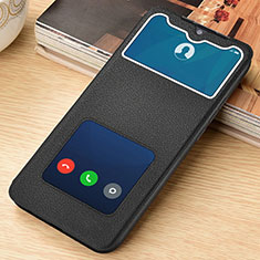 Custodia Portafoglio In Pelle Cover con Supporto T07 per Xiaomi Redmi Note 8T Nero