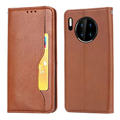 Custodia Portafoglio In Pelle Cover con Supporto T08 per Huawei Mate 30 Pro Arancione