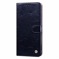 Custodia Portafoglio In Pelle Cover con Supporto T08 per Xiaomi Redmi Note 9 Nero