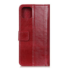 Custodia Portafoglio In Pelle Cover con Supporto T09 per Xiaomi Mi 11 Lite 5G NE Rosso