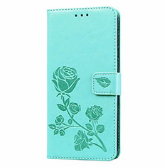 Custodia Portafoglio In Pelle Cover con Supporto T09 per Xiaomi Redmi 10X 4G Verde