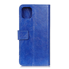 Custodia Portafoglio In Pelle Cover con Supporto T10 per Xiaomi Mi 11 Lite 5G NE Blu