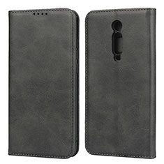 Custodia Portafoglio In Pelle Cover con Supporto T10 per Xiaomi Redmi K20 Nero