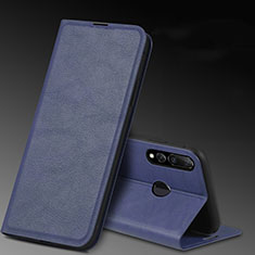 Custodia Portafoglio In Pelle Cover con Supporto T11 per Huawei Honor 20E Blu