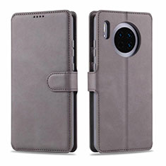 Custodia Portafoglio In Pelle Cover con Supporto T11 per Huawei Mate 30 5G Grigio