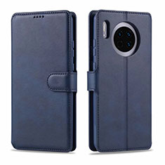 Custodia Portafoglio In Pelle Cover con Supporto T11 per Huawei Mate 30 Blu