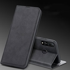 Custodia Portafoglio In Pelle Cover con Supporto T11 per Huawei P Smart+ Plus (2019) Nero