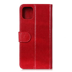 Custodia Portafoglio In Pelle Cover con Supporto T11 per Xiaomi Mi 11 5G Rosso