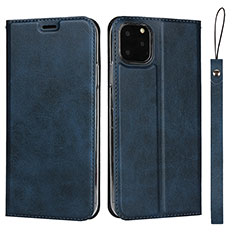 Custodia Portafoglio In Pelle Cover con Supporto T12 per Apple iPhone 11 Pro Max Blu