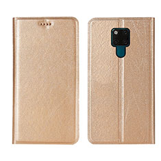 Custodia Portafoglio In Pelle Cover con Supporto T12 per Huawei Mate 20 X 5G Oro