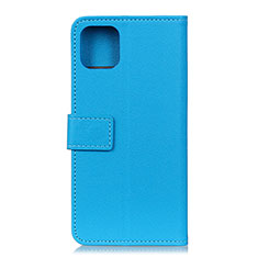 Custodia Portafoglio In Pelle Cover con Supporto T12 per Xiaomi Mi 11 Lite 5G NE Blu