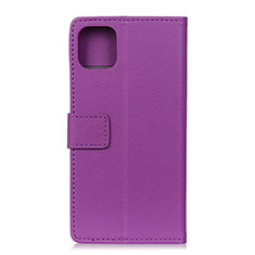 Custodia Portafoglio In Pelle Cover con Supporto T12 per Xiaomi Mi 11 Lite 5G NE Viola