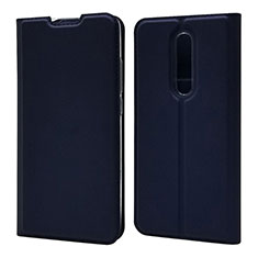 Custodia Portafoglio In Pelle Cover con Supporto T12 per Xiaomi Redmi K20 Blu