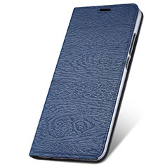 Custodia Portafoglio In Pelle Cover con Supporto T14 per Huawei Nova 5 Pro Blu