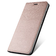 Custodia Portafoglio In Pelle Cover con Supporto T14 per Huawei P Smart+ Plus (2019) Oro Rosa