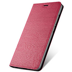 Custodia Portafoglio In Pelle Cover con Supporto T14 per Huawei P Smart+ Plus (2019) Rosa