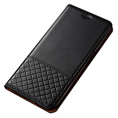 Custodia Portafoglio In Pelle Cover con Supporto T14 per Xiaomi Redmi Note 8T Nero