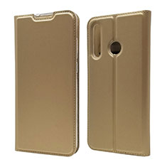 Custodia Portafoglio In Pelle Cover con Supporto T15 per Huawei Honor 20E Oro