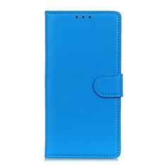 Custodia Portafoglio In Pelle Cover con Supporto T16 per Samsung Galaxy Note 20 Ultra 5G Cielo Blu