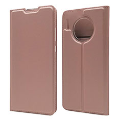 Custodia Portafoglio In Pelle Cover con Supporto T17 per Huawei Mate 30E Pro 5G Oro Rosa