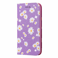 Custodia Portafoglio In Pelle Cover con Supporto T17 per Huawei Nova Lite 3 Plus Lavanda