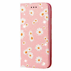 Custodia Portafoglio In Pelle Cover con Supporto T17 per Huawei Nova Lite 3 Plus Rosa