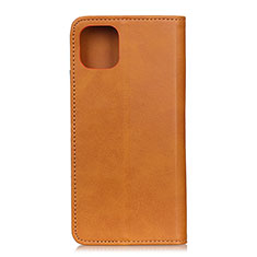 Custodia Portafoglio In Pelle Cover con Supporto T24 per Xiaomi Mi 11 Lite 5G NE Marrone Chiaro