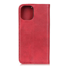 Custodia Portafoglio In Pelle Cover con Supporto T24 per Xiaomi Mi 11 Lite 5G NE Rosso