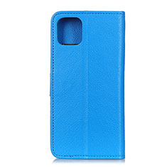 Custodia Portafoglio In Pelle Cover con Supporto T25 per Xiaomi Mi 11 Lite 5G NE Cielo Blu