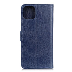 Custodia Portafoglio In Pelle Cover con Supporto T26 per Xiaomi Mi 11 5G Blu