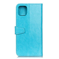Custodia Portafoglio In Pelle Cover con Supporto T28 per Xiaomi Mi 11 Lite 5G NE Cielo Blu