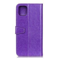 Custodia Portafoglio In Pelle Cover con Supporto T28 per Xiaomi Mi 11 Lite 5G NE Viola