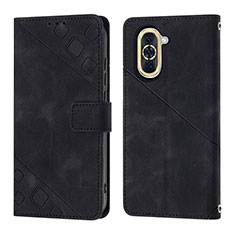 Custodia Portafoglio In Pelle Cover con Supporto Y01B per Huawei Nova 10 Pro Nero