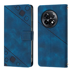 Custodia Portafoglio In Pelle Cover con Supporto Y01B per OnePlus Ace 2 5G Blu