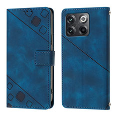 Custodia Portafoglio In Pelle Cover con Supporto Y01B per OnePlus Ace Pro 5G Blu