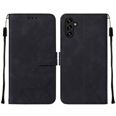 Custodia Portafoglio In Pelle Cover con Supporto Y01B per Samsung Galaxy A13 5G Nero