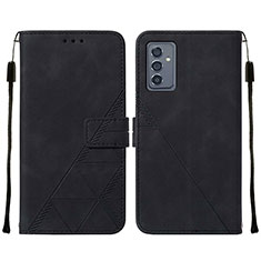 Custodia Portafoglio In Pelle Cover con Supporto Y01B per Samsung Galaxy A24 4G Nero