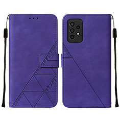 Custodia Portafoglio In Pelle Cover con Supporto Y01B per Samsung Galaxy A33 5G Viola